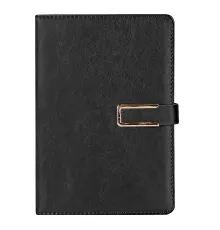 Ежедневник City Bary Mocco A5 в подарочной коробке, черный с золотистым, недатированный, в твердой обложке