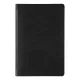 Ежедневник Flexy Buffalo А5, черный с золотистым срезом , недатированный, в гибкой обложке