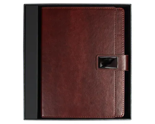 Ежедневник Alfa Brandy Business Edition B5 коричневый, в подарочной коробке