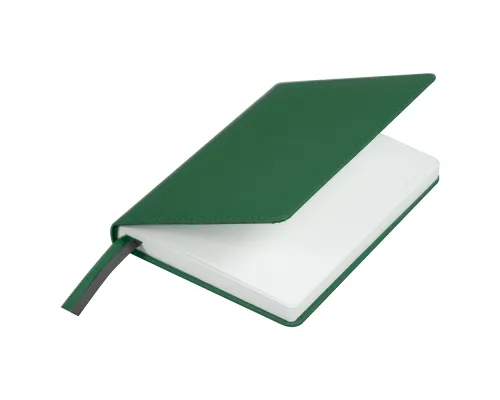 Ежедневник City Soft Touch Latte А5, недатированный, в твердой обложке с поролоном, зеленый