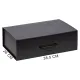Подарочная коробка, размер 38,5*26*10,5 см, Solution Prestige Big Case Soft с магнитным клапаном и ручкой , с EVA ложементом 36,8*25,1*4 см под индивидуальную вырубку  , черная,