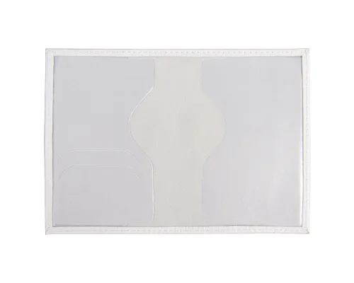 Обложка для паспорта Leather Sky Flotter Trend из натуральной кожи, белая