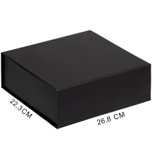 Подарочная коробка, размер 26,8*22,3*10,4 см, Solution Prestige Grande Fabrique  с магнитным клапаном, черная