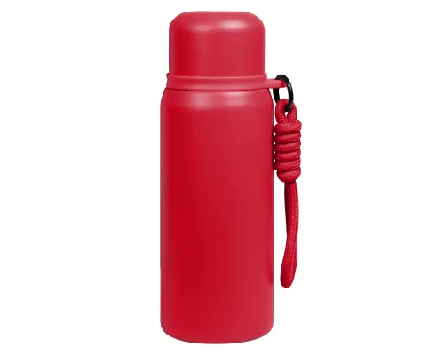 Термос вакуумный стальной La Vie с ремувкой  двухстеночный 500 мл матовый в подарочной упаковке, красный