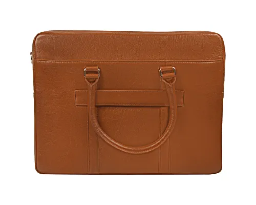 Портфель для ноутбука Vancouver Buffalino Leather из натуральной кожи, коричневый Портфель для ноутбука Vancouver Buffalino Leather из натуральной кожи, коричневый