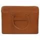 Портфель для ноутбука Vancouver Buffalino Leather из натуральной кожи, коричневый