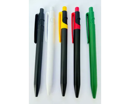 Ручка шариковая пластиковая Ravena Color, черная