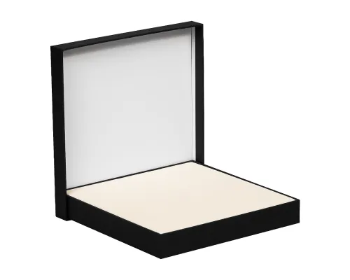 Коробка подарочная, размер 18*18*2 см, Solution Superior Linen, черная, бежевый ложемент под индивидуальную вырубку Коробка подарочная, размер 18*18*2 см, Solution Superior Linen, черная, бежевый ложемент под индивидуальную вырубку