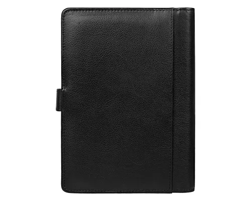 Ежедневник в суперобложке Country Leather Sky A5+ из нат. кожи, черный, недатированный, с магнитным клапаном, в подарочной коробке