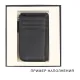 Коробка подарочная, размер 16*14*2 см, Solution Superior Linen, черная, бежевый ложемент с прямоугольной вырубкой