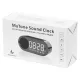 Колонка беспроводная MyTone Sound Clock c часами, черная