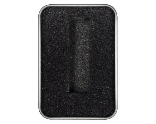 Футляр для флеш накопителя металлический, размер 6*9,5 см, серебристый