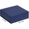 Подарочная коробка, размер 26,5*22*10 см, Solution Prestige Grande Fabrique  с магнитным клапаном, темно-синяя