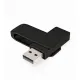 Флеш накопитель Bergamo, USB 2.0 16GB, металл, черный