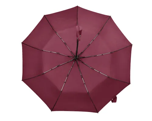 Зонт складной автоматический,  Forest Lotus, диаметр 117 см, 9 панелей, в подарочной коробке, бордовый