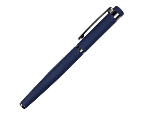 Ручка роллер Grand Attashe металлическая, софт тач, синяя