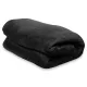 Плед мягкий флисовый Super Soft  Comfort Travel, 125*170 см, черный