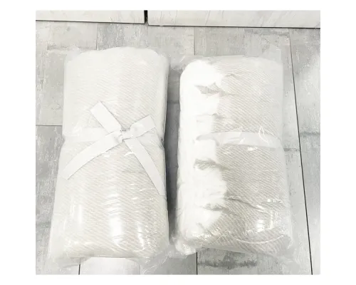 Плед акриловый Super Soft Nature размер 120*160 см, ,белый, плотность 450гр/м2
