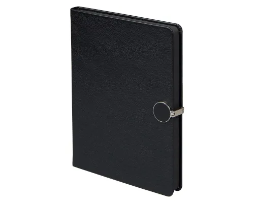 Ежедневник Alfa Omega Mocca Business Edition B5, в твердой обложке, с магнитной застежкой, черный, в подарочной коробке