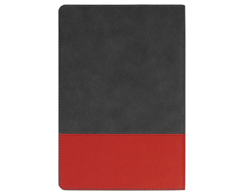 Ежедневник Flexy Treviso Nuba Sand Color А5, серый/красный, недатированный, в гибкой обложке Ежедневник Flexy Treviso Nuba Sand Color А5, серый/красный, недатированный, в гибкой обложке