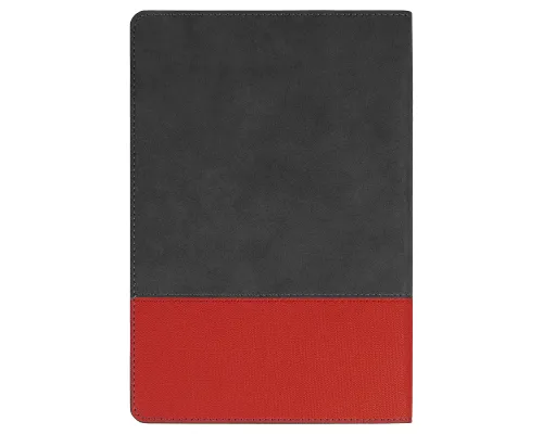 Ежедневник Flexy Treviso Nuba Sand Color А5, серый/красный, недатированный, в гибкой обложке Ежедневник Flexy Treviso Nuba Sand Color А5, серый/красный, недатированный, в гибкой обложке