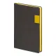 Ежедневник Flexy Freedom Latte А5, серый/желтый, недатированный, в гибкой обложке