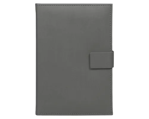 Ежедневник City Latte Pasadena А5, серый, недатированный, в твердой обложке с поролоном и с магнитным клапаном