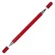 Ручка шариковая и вечный карандаш ETERNITY, металлическая, красная, матовая