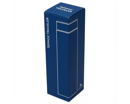 Термос Traveler вакуумный, стальной, 500 мл, матовый, темно-синий