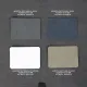 Шеврон Rectangle NUBA размер 50*70 мм, темно-серый, со скругленными углами