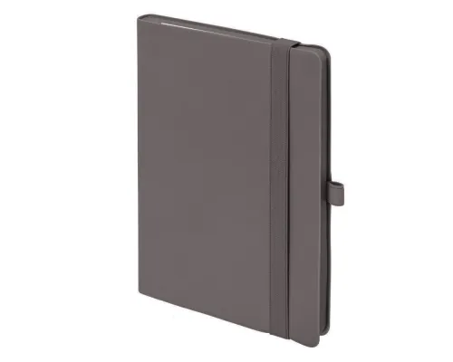 Ежедневник Flexy Line Linen А5, серый, недатированный, в гибкой обложке, с резинкой и петлей для ручки Ежедневник Flexy Line Linen А5, серый, недатированный, в гибкой обложке, с резинкой и петлей для ручки