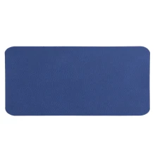 Шеврон Rectangle Latte Soft touch размер 60*30 мм, синий, со скругленными углами