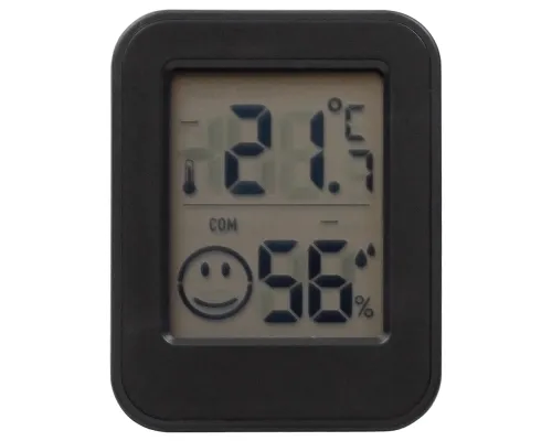 Термометр-гигрометр Phoenix настольный/настенный,с ж/к дисплеем, черный
