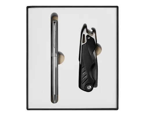 Набор подарочный Solution Superior Duo (ручка Universal серебро, нож Tools Impression)