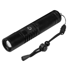 Фонарь Tools Mechelen, алюминиевый, аккумуляторный, с электронным дисплеем, с зарядкой type-c, черный