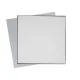 Коробка подарочная Solution Superior Alfa Linen, серебро, 25,7x25,7x2,8 мм см, бежевый ложемент под индивидуальную вырубку