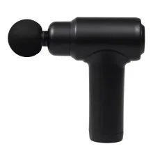 Перкуссионный массажер Relax Tone, вибрационный, для тела, со сменными насадками, черный