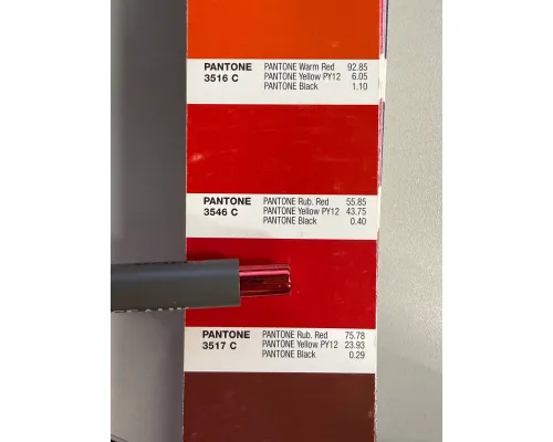 Ручка шариковая Snap Mirror матовая, металл, серый с красным