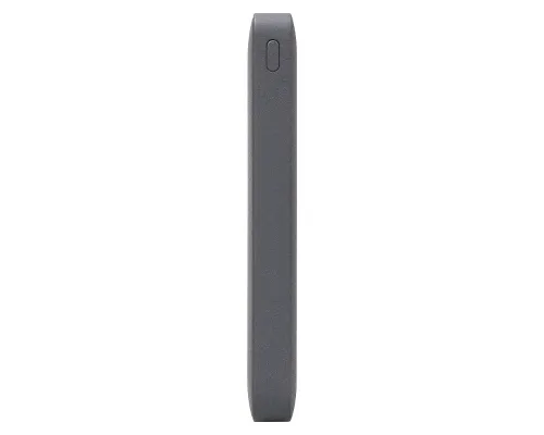 Внешний аккумулятор (powerbank) «WeCharge Velvet», 10 000 mAH, 5V -2A , c цифровым дисплеем для контроля заряда, серый