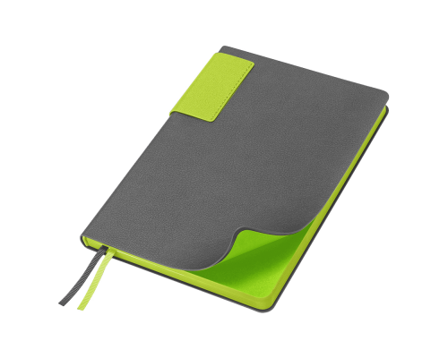 Ежедневник Flexy Star Sivilia Grey Edition Color А5 серо-салатовый, недатированный в гибкой обложке Ежедневник Flexy Star Sivilia Grey Edition Color А5 серо-салатовый, недатированный в гибкой обложке