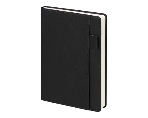 Ежедневник Smart Combi Sand А5, черный, недатированный, в твердой обложке с поролоном