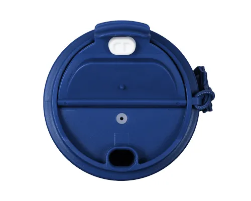 Термокружка Zencup вакуумная, стальная, 380 мл, темно-синяя