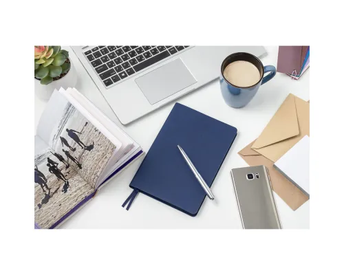 Ежедневник Flexy Sand А5, темно-синий, недатированный, в гибкой обложке