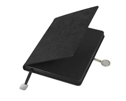 Ежедневник Alfa Omega Mocca Business Edition B5, в твердой обложке, с магнитной застежкой, черный, в подарочной коробке