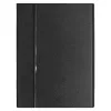 Ежедневник Alfa Bird Petrus A5, черный, недатированный, в твердой обложке с металлическим элементом