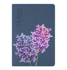 Ежедневник Flexy Cambric Print Sample А5, синий, недатированный, в гибкой обложке