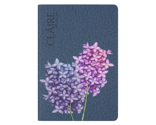 Ежедневник Flexy Cambric Print Sample А5, синий, недатированный, в гибкой обложке Ежедневник Flexy Cambric Print Sample А5, синий, недатированный, в гибкой обложке