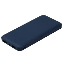 Внешний аккумулятор (powerbank) «Amper», 10 000 mAH, 5V 2.0 A, темно-синий