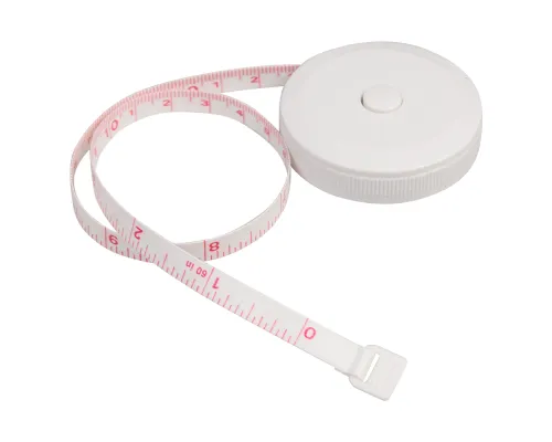 Рулетка Tools Taylor 1,5 метра, пластиковая, с мягкой лентой, белая