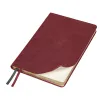 Ежедневник Urban Elegiya Ausone A5, бордовый с золотистым, недатированный, в полугибкой обложке